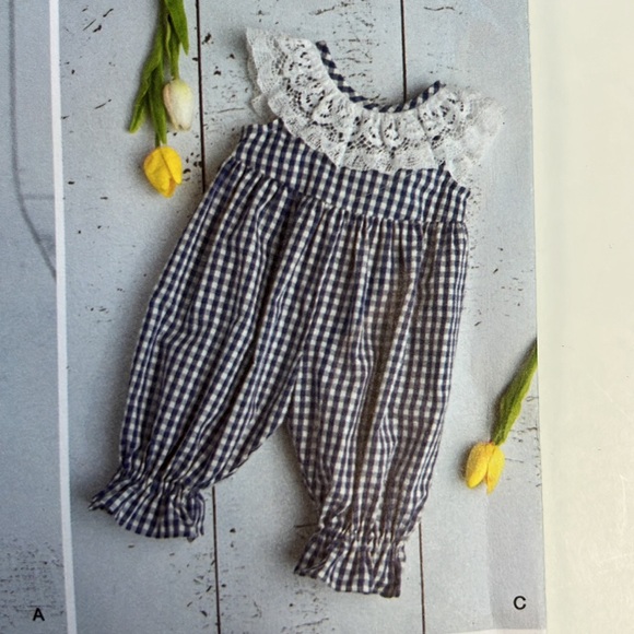 Lot of 3 Baby Sewing Patterns New Look R10542 - New Look D0941 - Simplicity 8614 - Picture 10 of 15